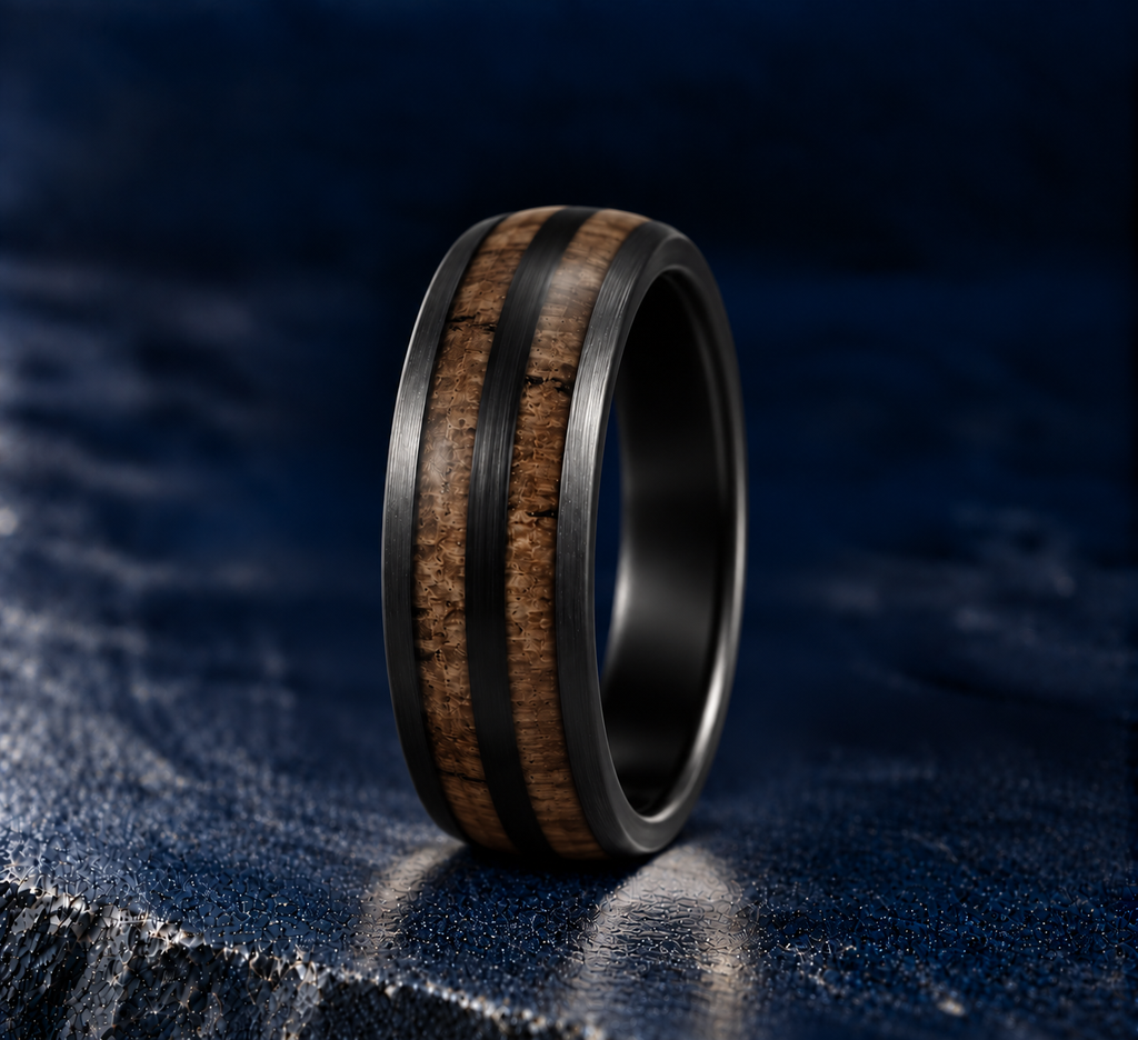 The Timber – Black Tungsten Wood Inlay