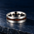 The Shale – Silver Tungsten Bone Inlay