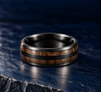 The Timber – Black Tungsten Wood Inlay