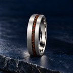 The Shale – Silver Tungsten Bone Inlay