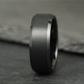The Apex - Stealth Black Tungsten Ring (6mm, 8mm)