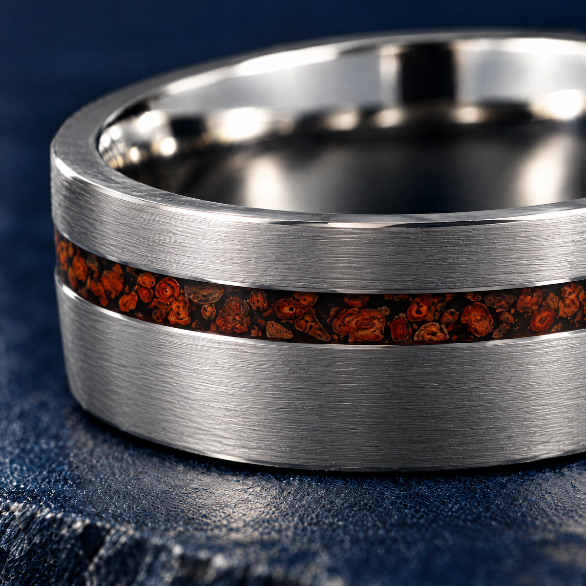 The Shale dinosaur bone effect inlay, close-up detail