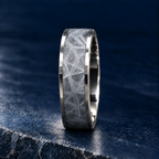 The Lodestar titanium ring, side profile