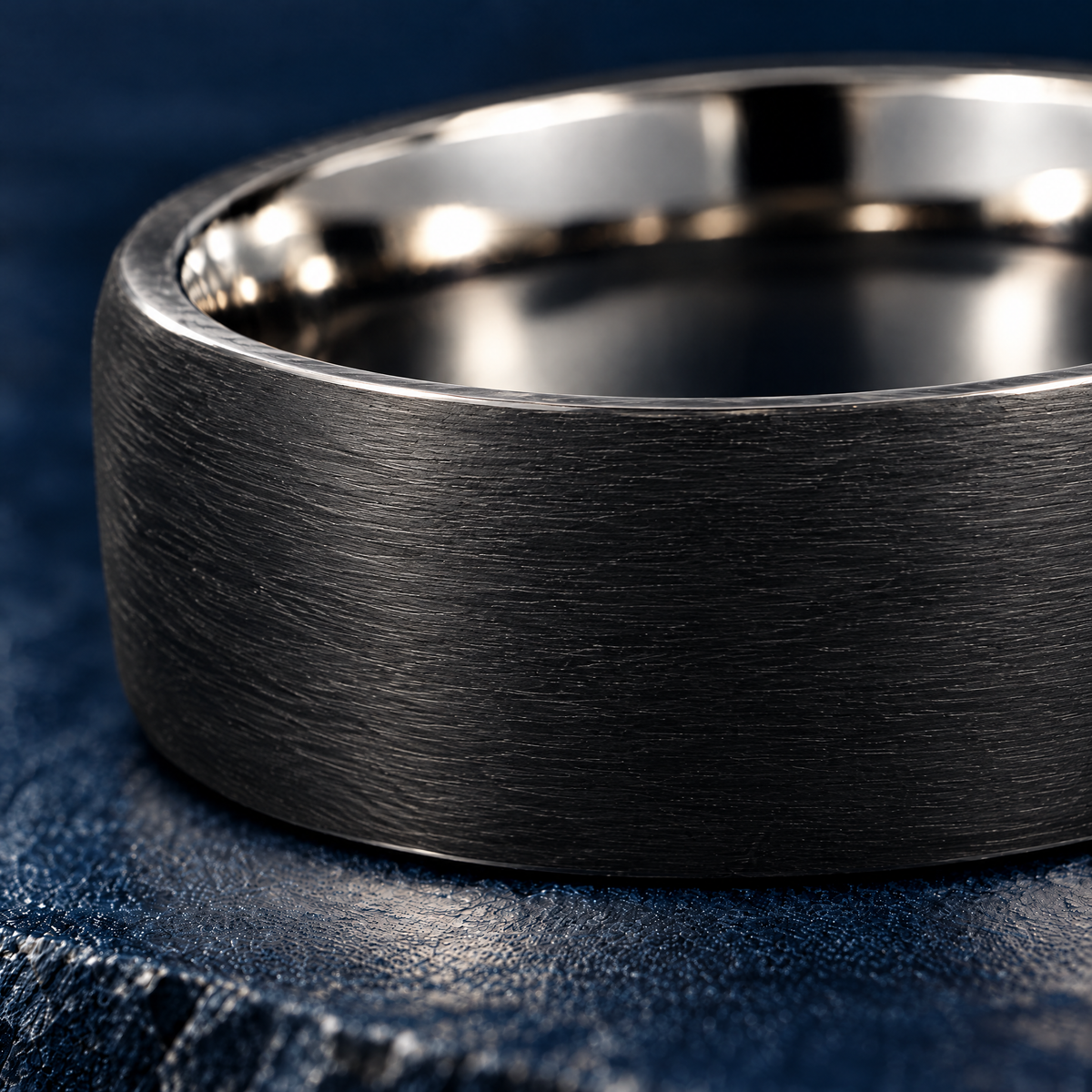 The Monaco carbon fibre surface and titanium sleeve, close-up detail